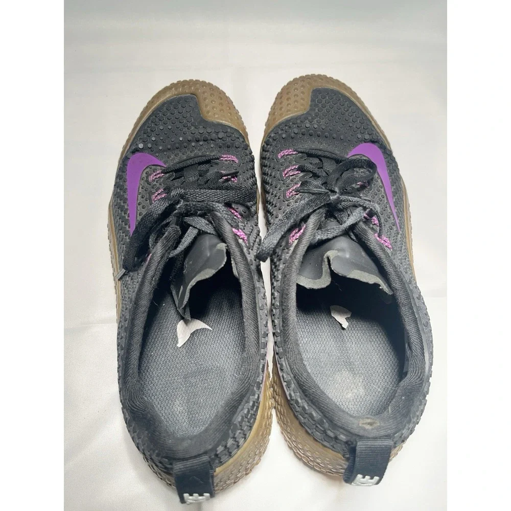 Nike Free Trainer 1.0 Sneakers Men's 8 Black Purple Athletic‎ Shoes 807436-052